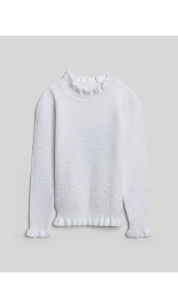 Свитер детский для девочек Baby молочный