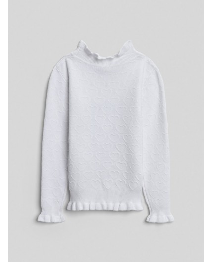 Свитер детский для девочек Baby молочный