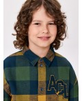 Куртка детская для мальчиков Kepler синяя клетка