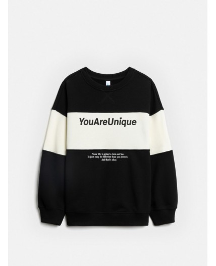 Джемпер детский для девочек Fransis_sw черно-белый