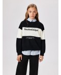 Джемпер детский для девочек Fransis_sw черно-белый