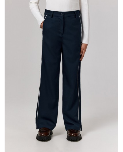 Брюки детские для девочек Aigona темно-синий