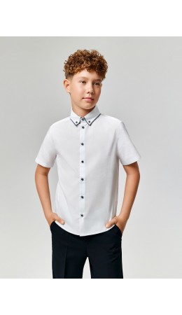 Сорочка верхняя детская для мальчиков Potret белый