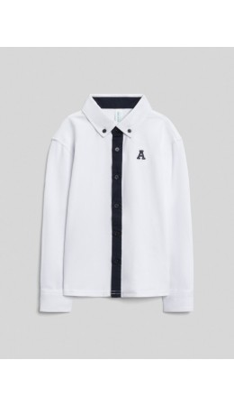 Сорочка-поло верхняя для мальчиков Platypus белоснежный