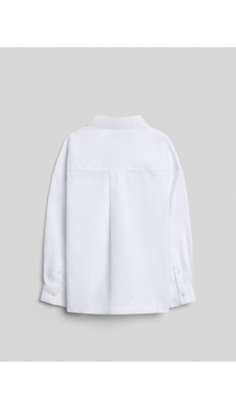 Сорочка верхняя детская для мальчиков Miron белый