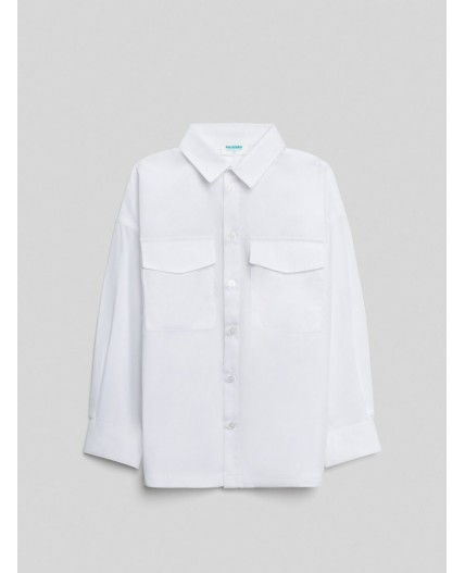 Сорочка верхняя детская для мальчиков Miron белый