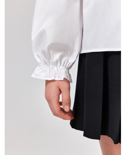 Блузка детская для девочек Biologia белоснежный