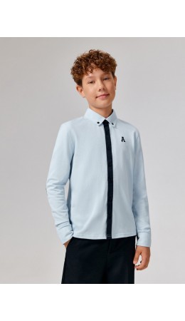 Сорочка-поло верхняя для мальчиков Platypus светло-голубой