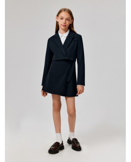 Жакет детский для девочек Mikaela_jk темно-синий
