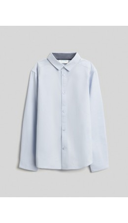 Сорочка верхняя детская для мальчиков Hoppert голубой