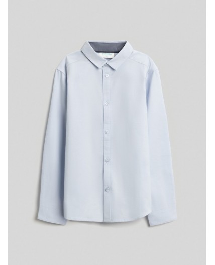 Сорочка верхняя детская для мальчиков Hoppert голубой
