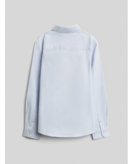 Сорочка верхняя детская для мальчиков Hoppert голубой
