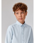 Сорочка верхняя детская для мальчиков Hoppert голубой