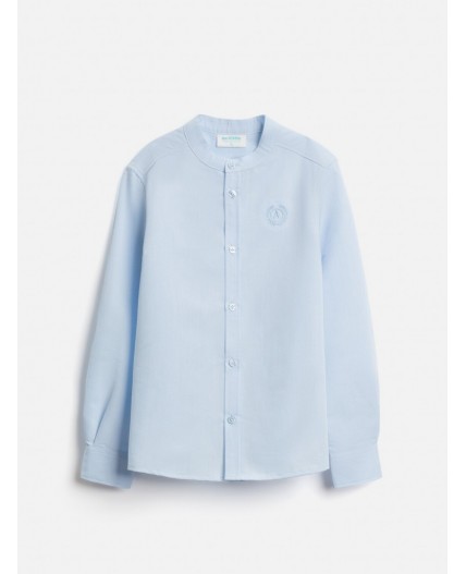 Сорочка верхняя детская для мальчиков Okomir голубой