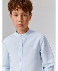 Сорочка верхняя детская для мальчиков Okomir голубой
