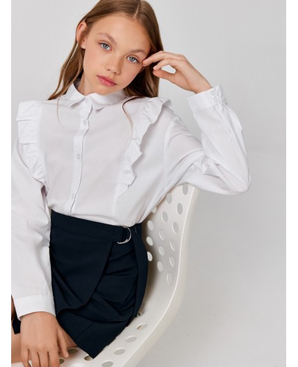 Блузка детская для девочек Vasilika белый