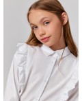 Блузка детская для девочек Vasilika белый
