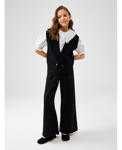 Жилет детский для девочек Pilar черный