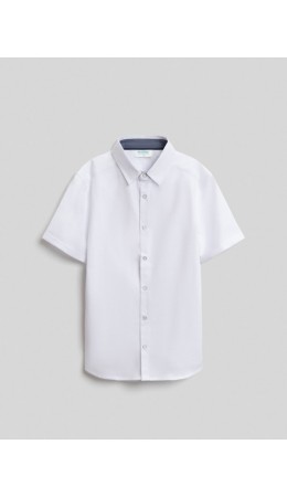 Сорочка верхняя детская для мальчиков Lopar белый