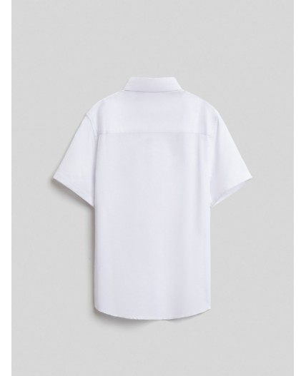 Сорочка верхняя детская для мальчиков Lopar белый