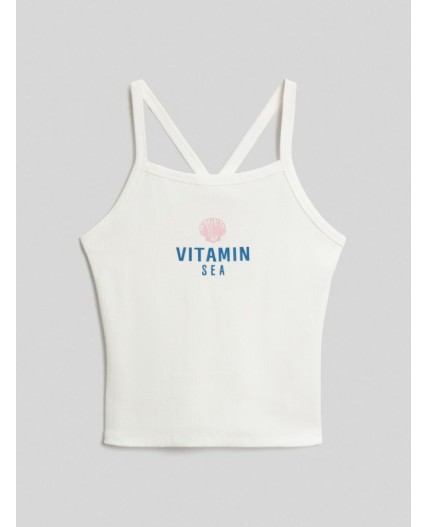 Майка детская для девочек Idra молочный