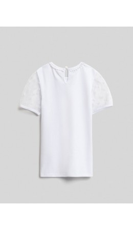 Блузка детская для девочек Anna белоснежный