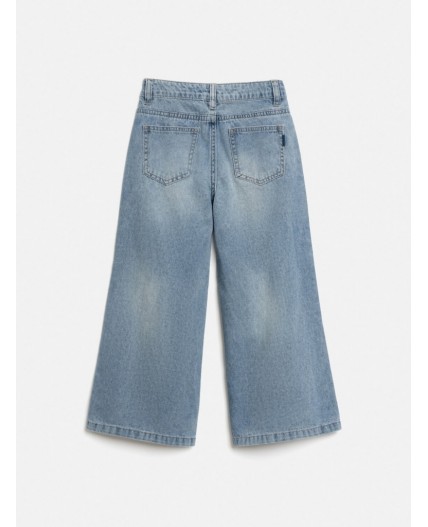 Брюки джинсовые детские для девочек Como голубой