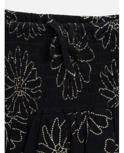 Юбка детская для девочек Meze_sk черный принт