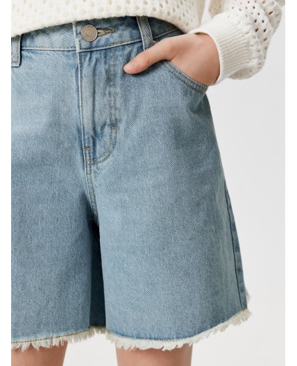 Шорты джинсовые детские для девочек Leina синий