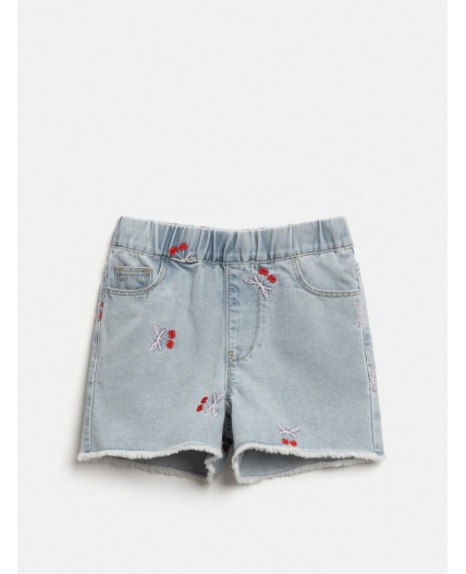 Шорты джинсовые детские для девочек Orta_sh светло-голубой