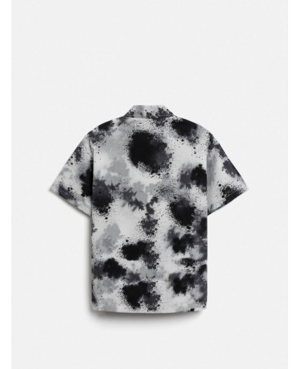 Сорочка верхняя детская для мальчиков Kasas черно-белый