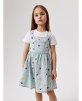 Сарафан джинсовый детский для девочек Muska голубой