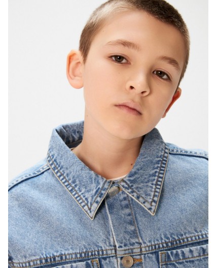 Куртка джинсовая детская для мальчиков Oddish голубой