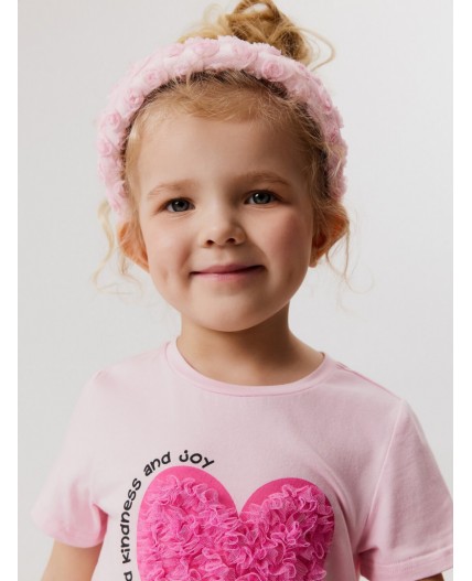 Ободок детский Lawry светло-розовый