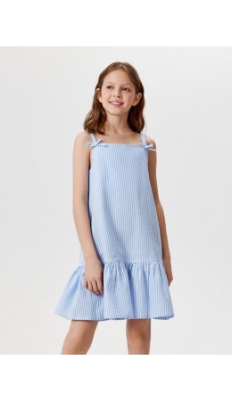 Сарафан детский для девочек Irena  голубая полоска