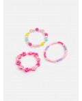Набор из 3 браслетов дет. Jessica цветной