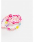 Набор из 3 браслетов дет. Jessica цветной