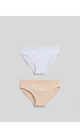 Трусы детские для девочек в наборе из 2шт Goldy2 разноцветный