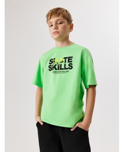 Футболка детская для мальчиков Frankston салатовый