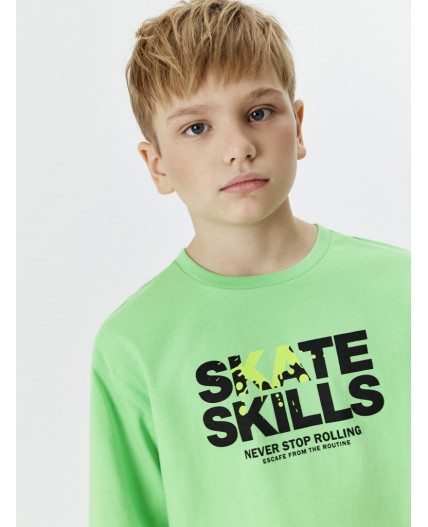 Футболка детская для мальчиков Frankston салатовый