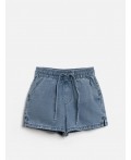 Шорты джинсовые детские для девочек Meleis синий
