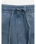 Шорты джинсовые детские для девочек Meleis синий