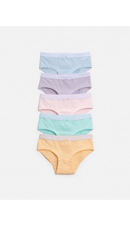 Трусы детские для девочек в наборе из 5 шт. Veroniq разноцветный