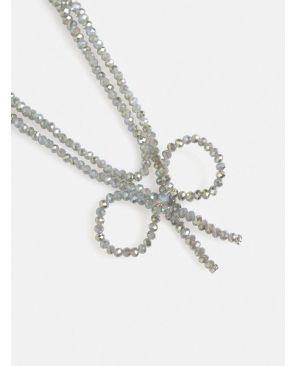 Бусы детские Kirsty светло-серый