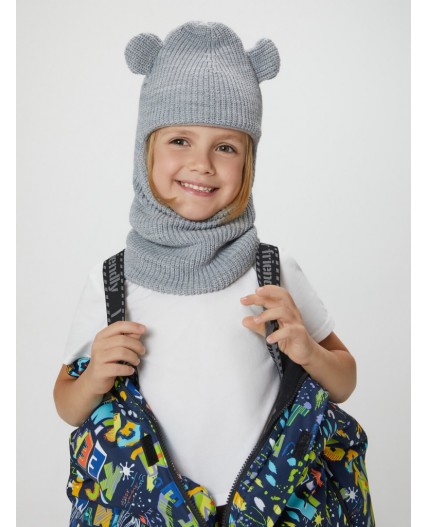 Шапка детская Khary серый меланж