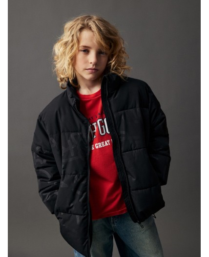 Куртка детская для мальчиков Lomini черно-серый