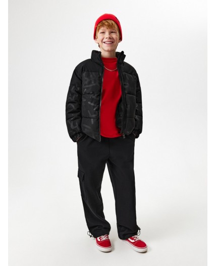 Куртка детская для мальчиков Lomini черно-серый