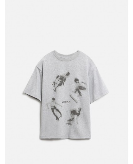 Футболка детская для мальчиков Geelong серый меланж