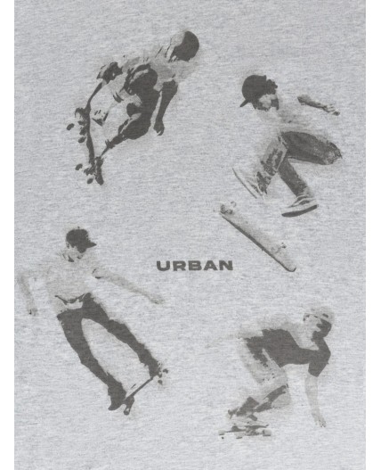 Футболка детская для мальчиков Geelong серый меланж