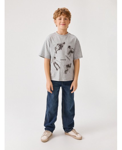 Футболка детская для мальчиков Geelong серый меланж